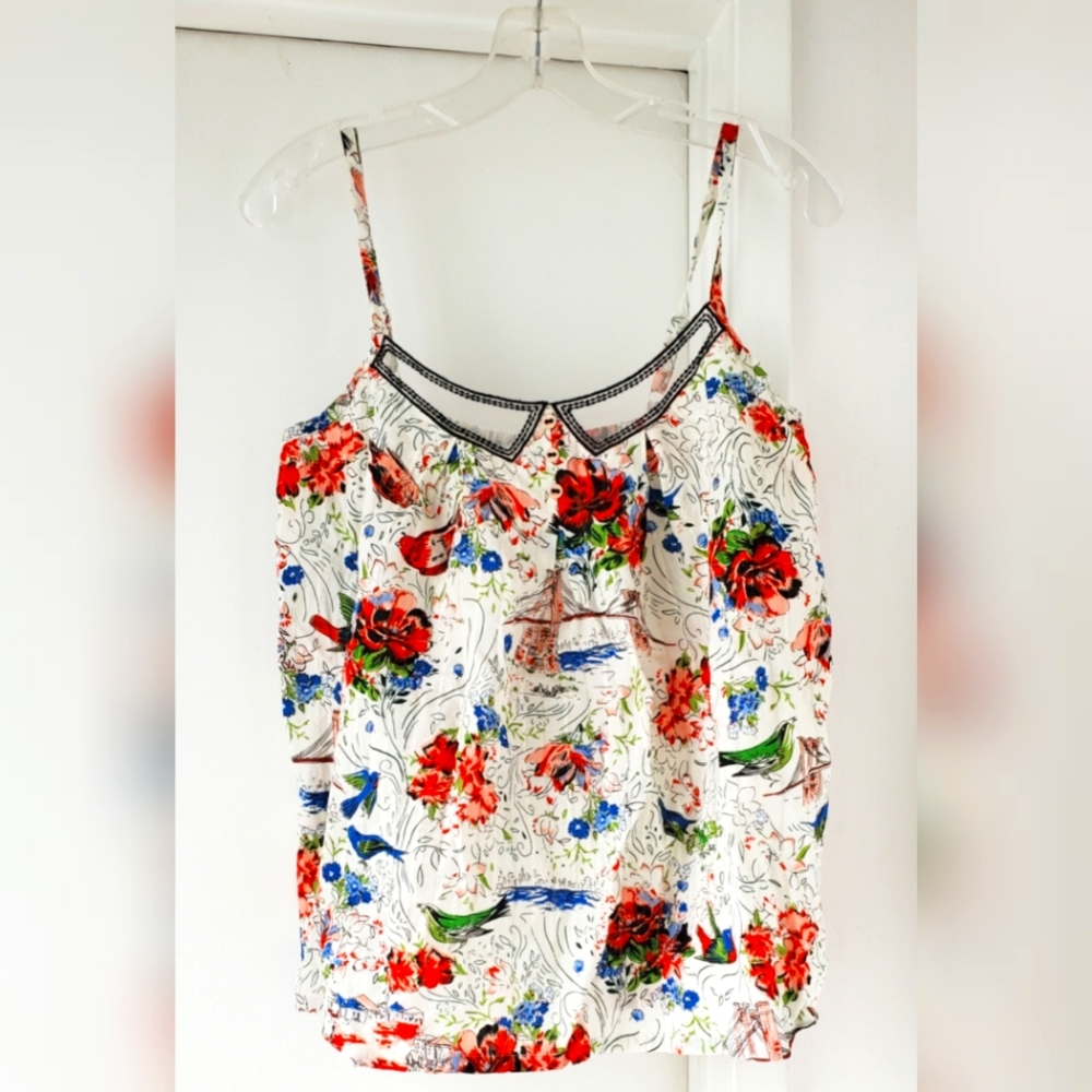 Anthropologie lace tank small